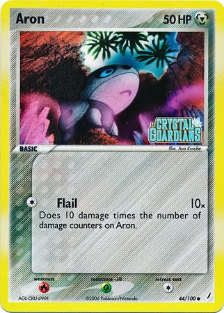 aron pokemon card price | EX Crystal Guardians Description coming soon... Aron - 78/124
