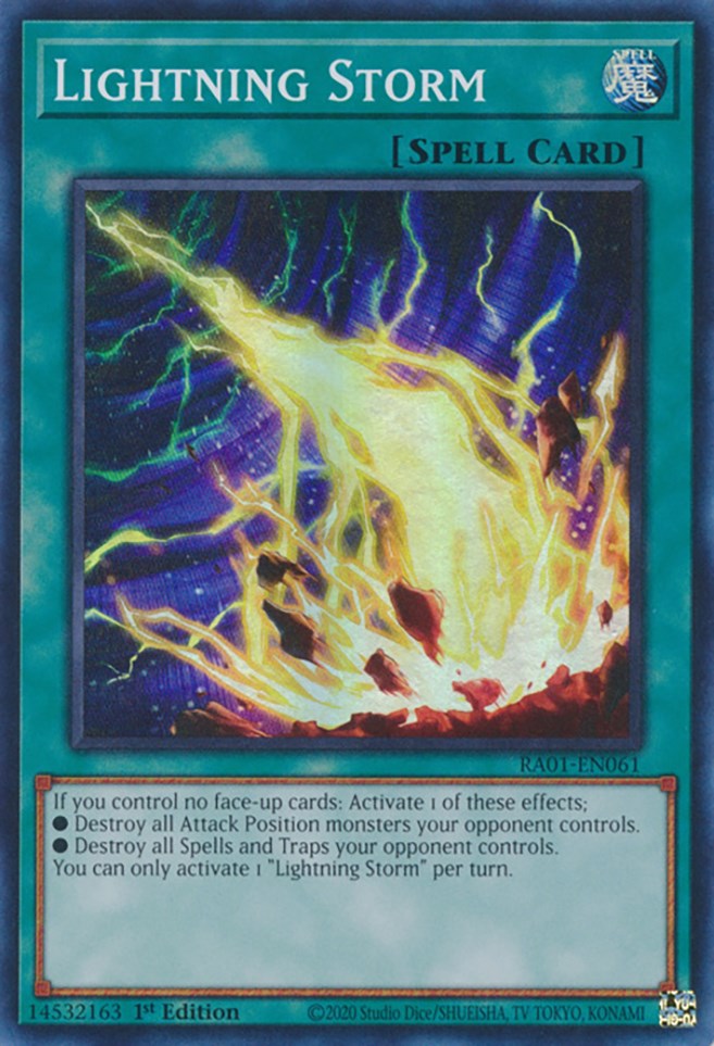 Lightning Storm [RA01-EN061] Super Rare