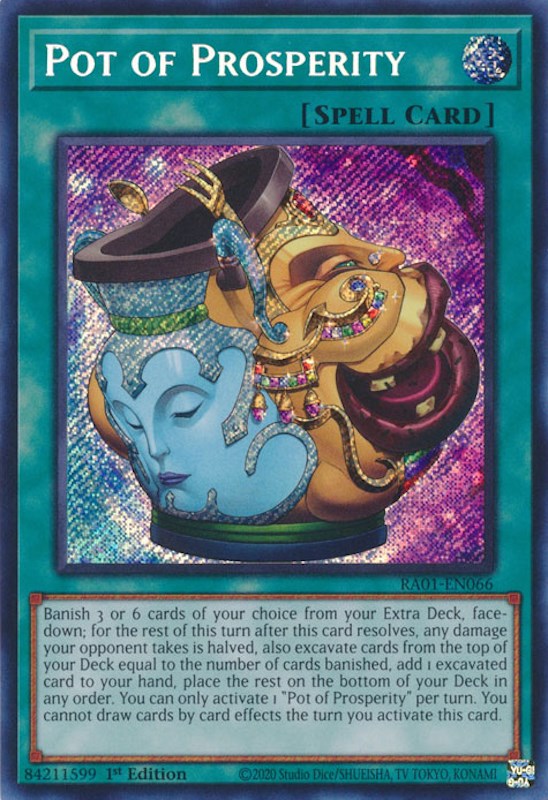 Pot of Prosperity [RA01-EN066] Secret Rare