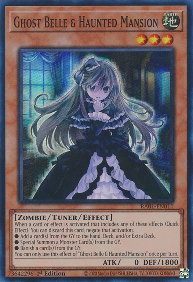 Ghost Belle & Haunted Mansion [RA01-EN011] Super Rare