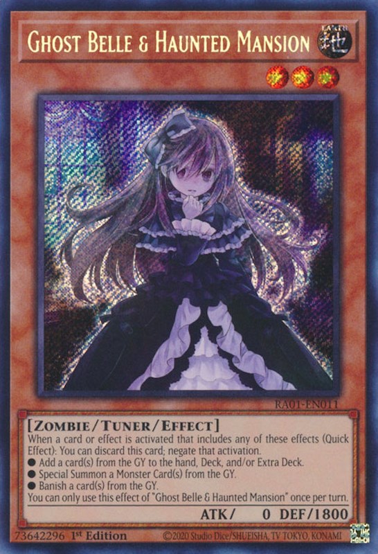 Ghost Belle & Haunted Mansion [RA01-EN011] Secret Rare