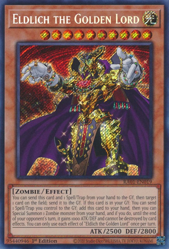 Eldlich the Golden Lord [RA01-EN019] Secret Rare