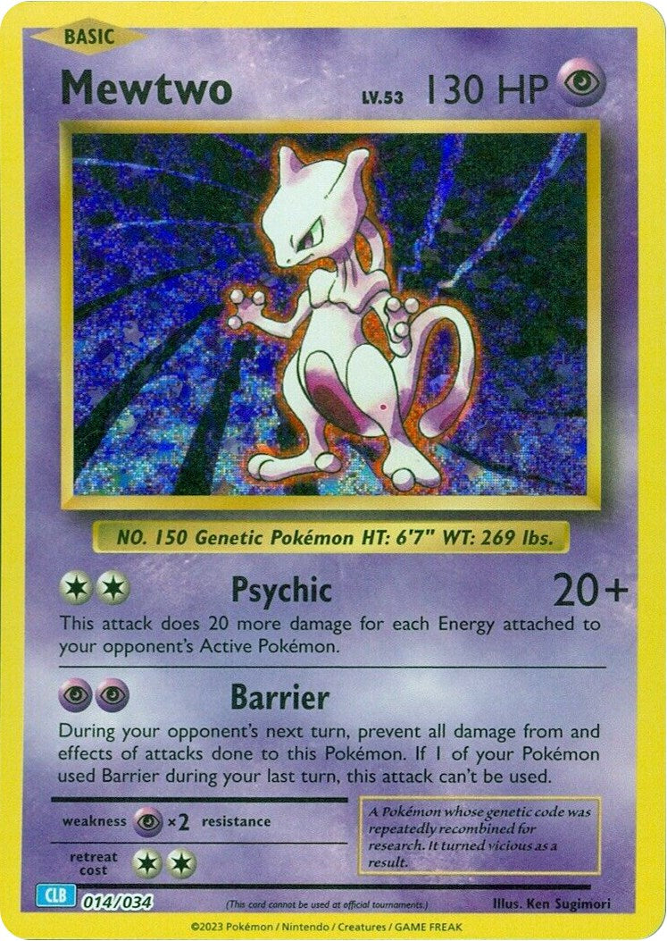 Mewtwo [Trading Card Game Classic]