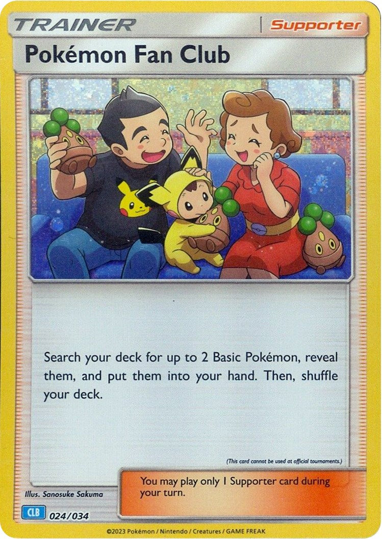 Pokemon Fan Club (CLB) [Trading Card Game Classic]