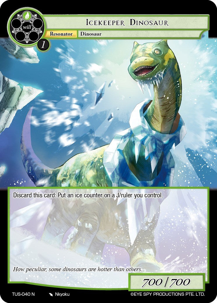 Icekeeper Dinosaur (TUS-040 N) [The Underworld of Secrets]