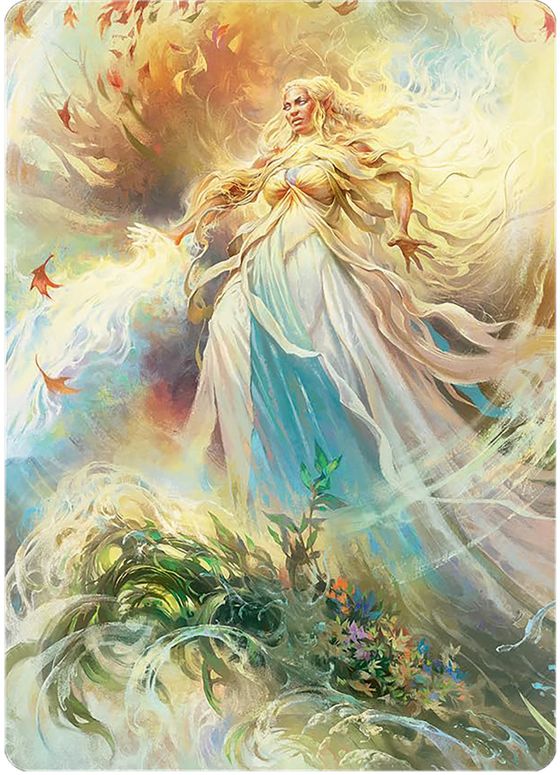 mtg lotr artwork cards Galadriel, Light of Valinor Art Card [The Lord of the Rings: Tales of