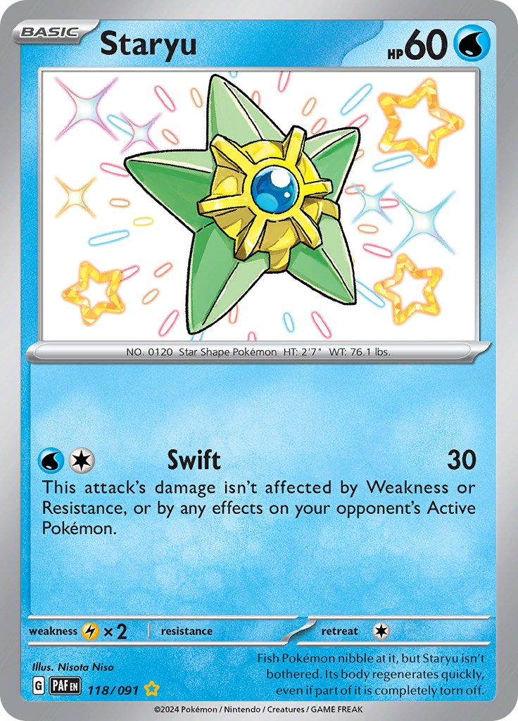 Staryu (118/091) [Scarlet & Violet: Paldean Fates]