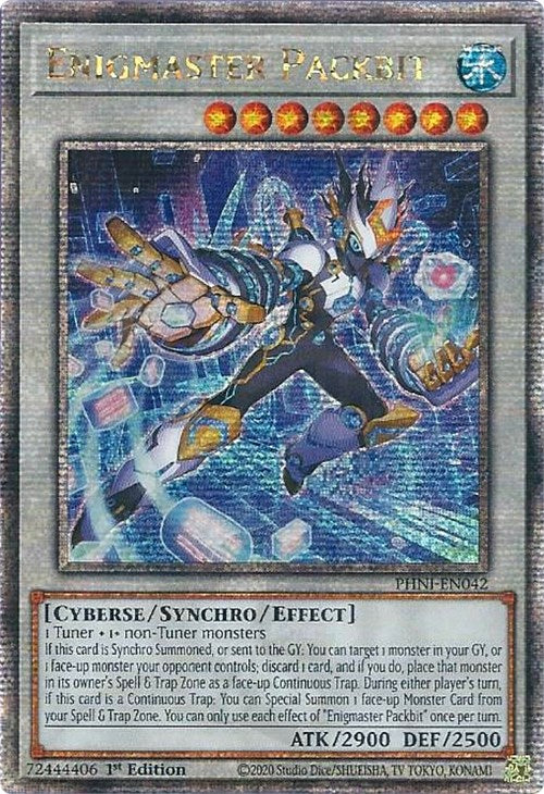 Enigmaster Packbit [PHNI-EN042] Quarter Century Secret Rare