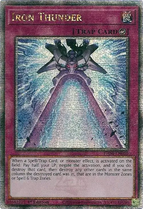 Iron Thunder [PHNI-EN080] Quarter Century Secret Rare