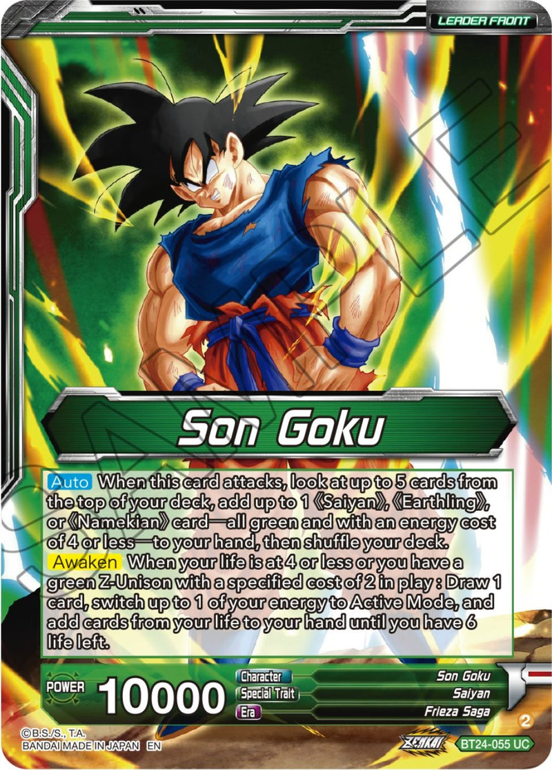 Son Goku // SS Son Goku, Beginning of a Legend (BT24-055) [Beyond Gene Son Goku // SS Son Goku, Beginning of a Legend (BT24-055) [Beyond Gene