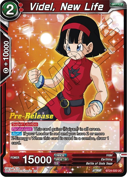 Videl, New Life (BT24-020) [Beyond Generations Prerelease Promos]