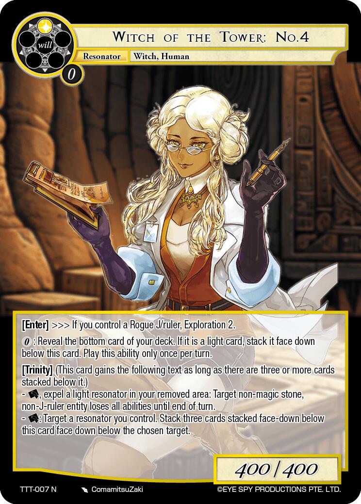 Witch of the Tower: No.4 (TTT-007 N) [Thoth of the Trinity]