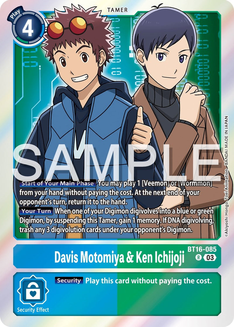 Davis Motomiya & Ken Ichijoji [BT16-085] [Beginning Observer]