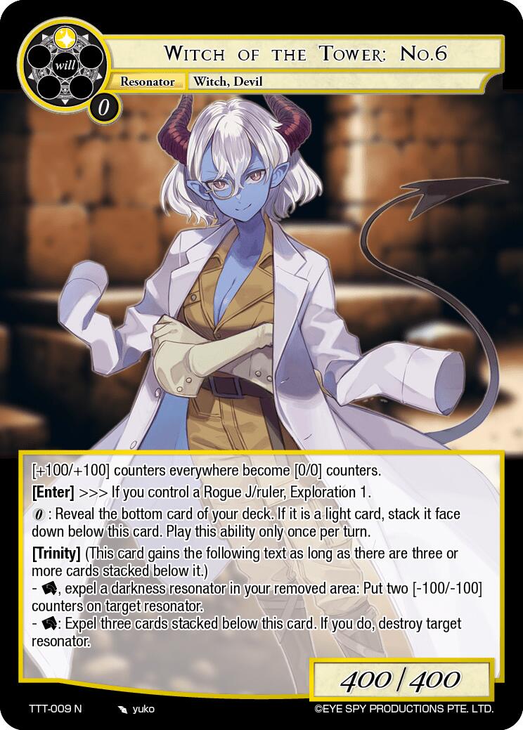 Witch of the Tower: No.6 (TTT-009 N) [Thoth of the Trinity]