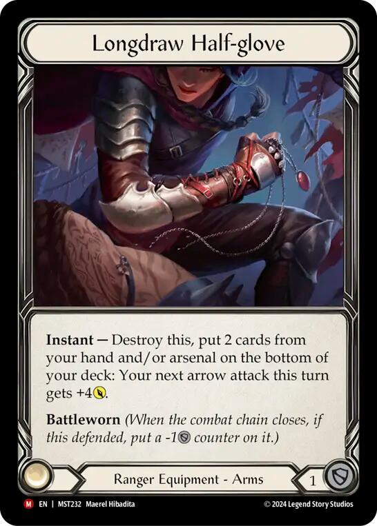 Longdraw Half-glove [MST232] (Part the Mistveil)  Cold Foil