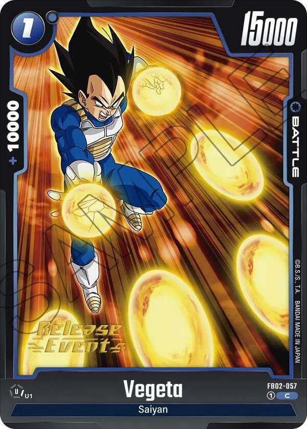 Vegeta (FB02-057) [Blazing Aura Pre-Release Cards]