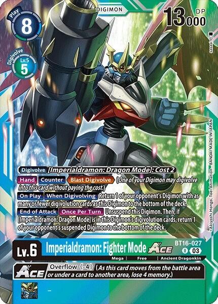 digimon card game imperialdramon deck Imperialdramon: Dragon Mode (BT12-030) Ancient Dragon Play Cost Imperialdramon Deck viable? : r/DigimonCardGame2020