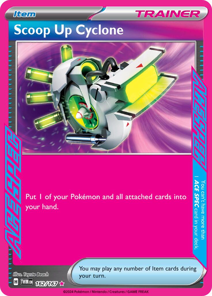 scoop up pokemon card Holofoil - Cyclone - 128/131 - SV: Age Group Pokemon Card - Diamond &