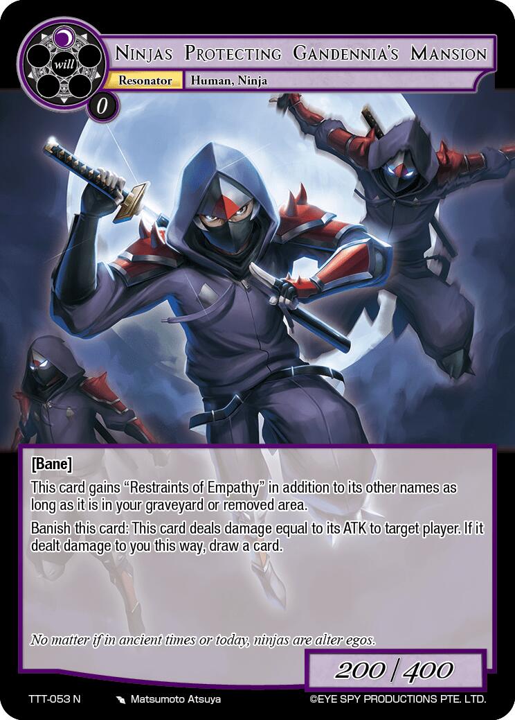 Ninjas Protecting Gandennia's Mansion (TTT-053 N) [Thoth of the Trinity]