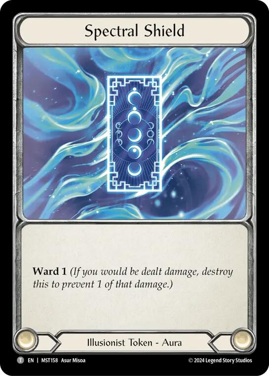 Beckoning Mistblade // Spectral Shield [MST003//MST158] (Part the Mistveil)