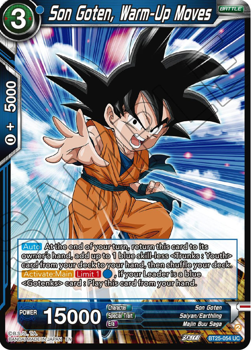 Son Goten, Warm-Up Moves (BT25-054) [Legend of the Dragon Balls]