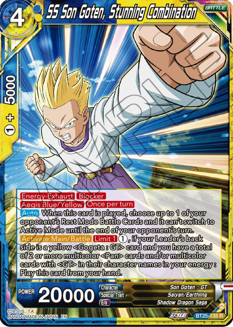 SS Son Goten, Stunning Combination (BT25-135) [Legend of the Dragon Balls]