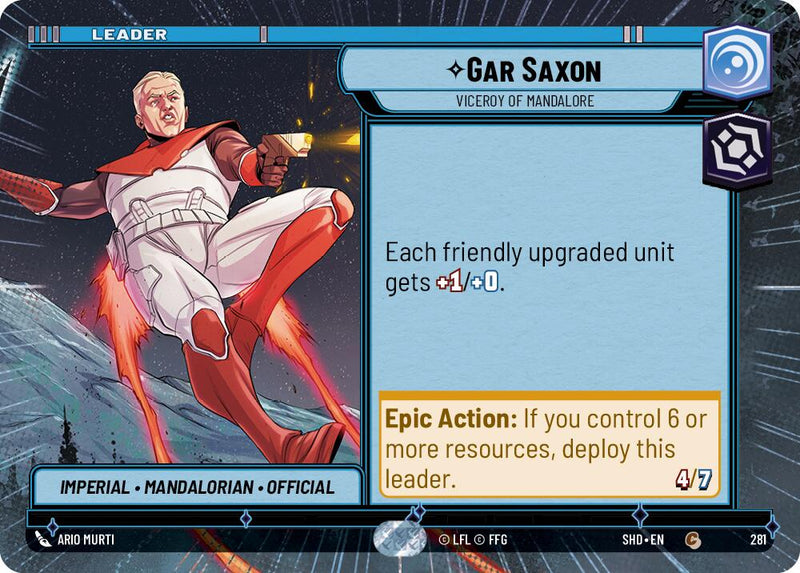 Gar Saxon - Viceroy of Mandalore (Hyperspace) (281) [Shadows of the Galaxy]