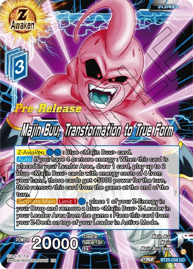 Majin Buu, Transformation to True Form (BT25-038) [Legend of the Drago