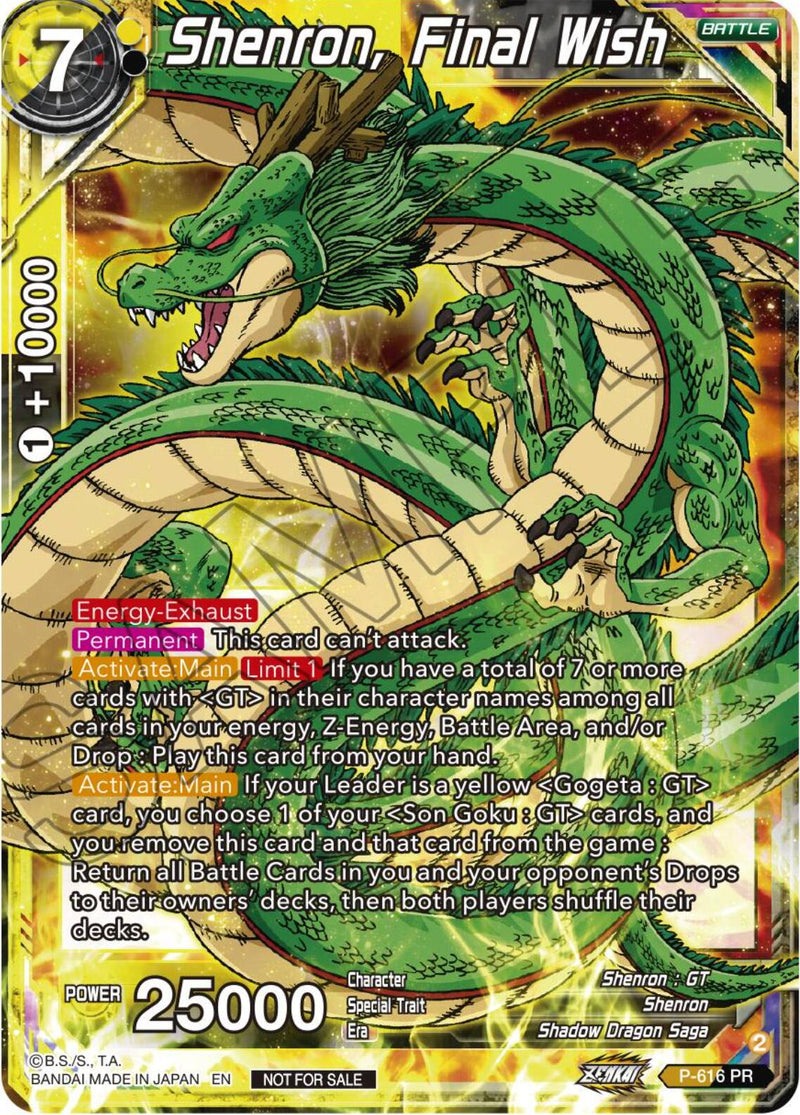dragon ball super card game shenron Super Dragon Balls // Super Shenron, the Almighty - Destroyer Kings