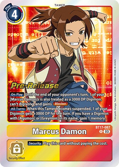 Marcus Damon [BT17-087] [Secret Crisis Pre-Release Cards]