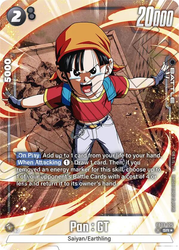 Pan : GT (FB03-125) (Alternate Art) [Raging Roar]