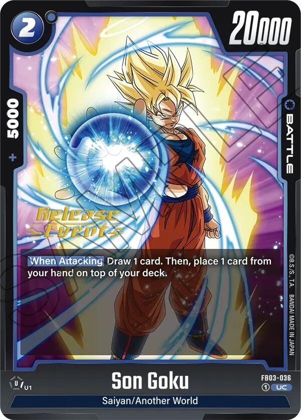 Son Goku (FB03-036) [Raging Roar Release Event Cards]