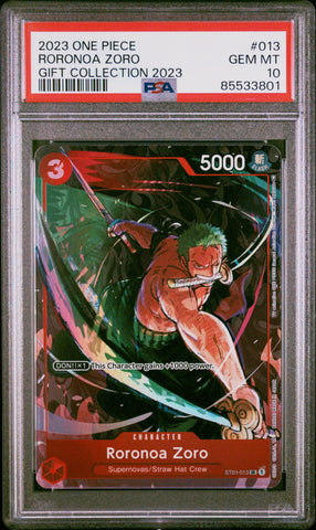PSA GEM MT 10 Roronoa Zoro [Gift Collection 2023] - 85533801