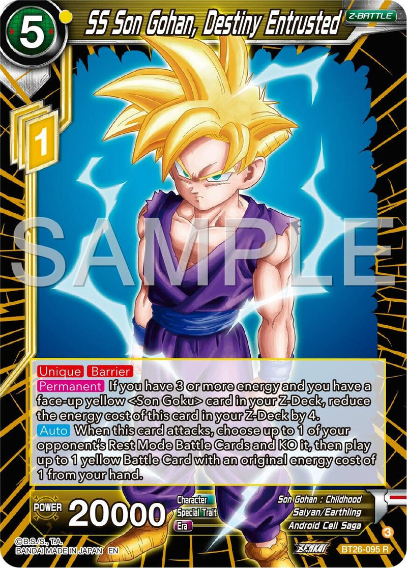 SS Son Gohan, Destiny Entrusted (BT26-095) [Ultimate Advent]