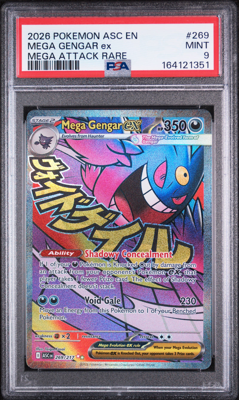 PSA MINT 9 Mega Gengar Ex [Asc En-Ascended Heroes] - 164121351