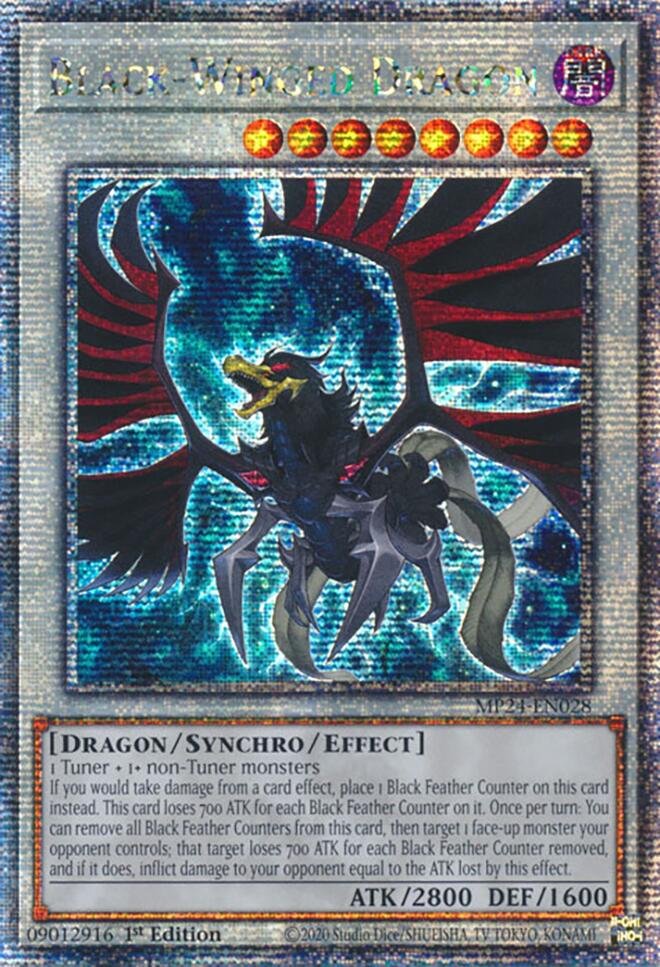 Black-Winged Dragon [MP24-EN028] Quarter Century Secret Rare