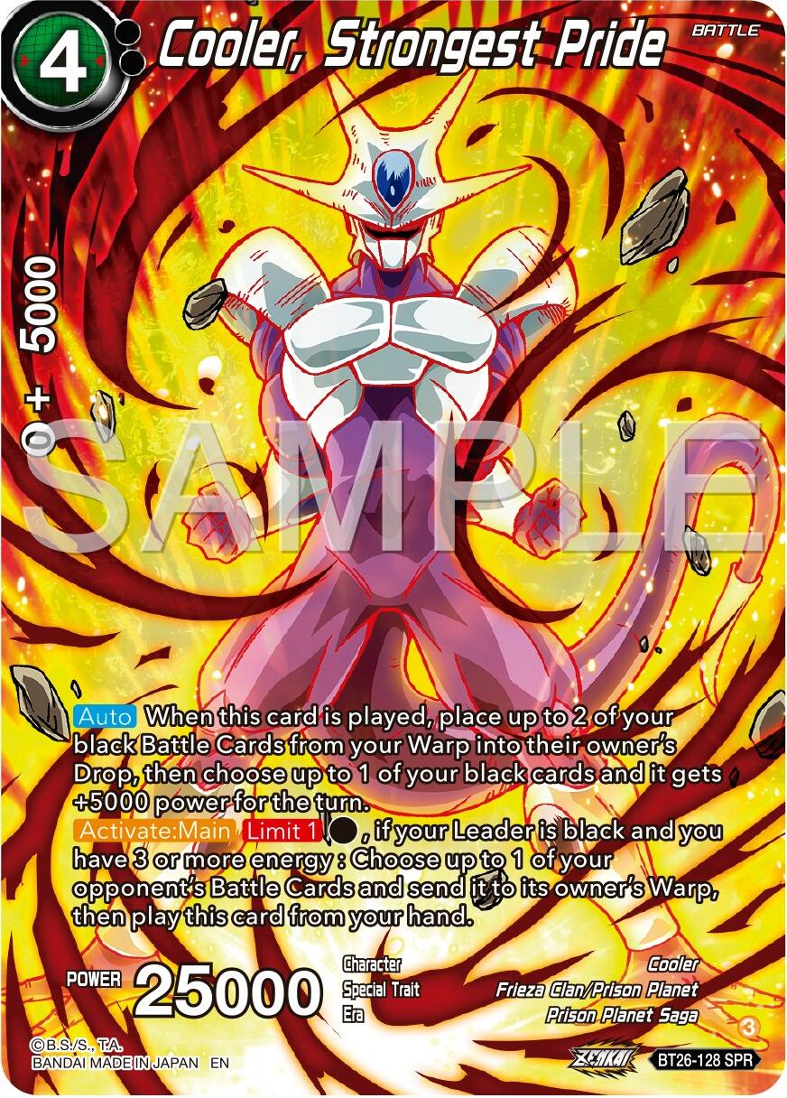 dragon ball super card game cooler Cooler - FB01-105 (Alternate Art) - Awakened Pulse