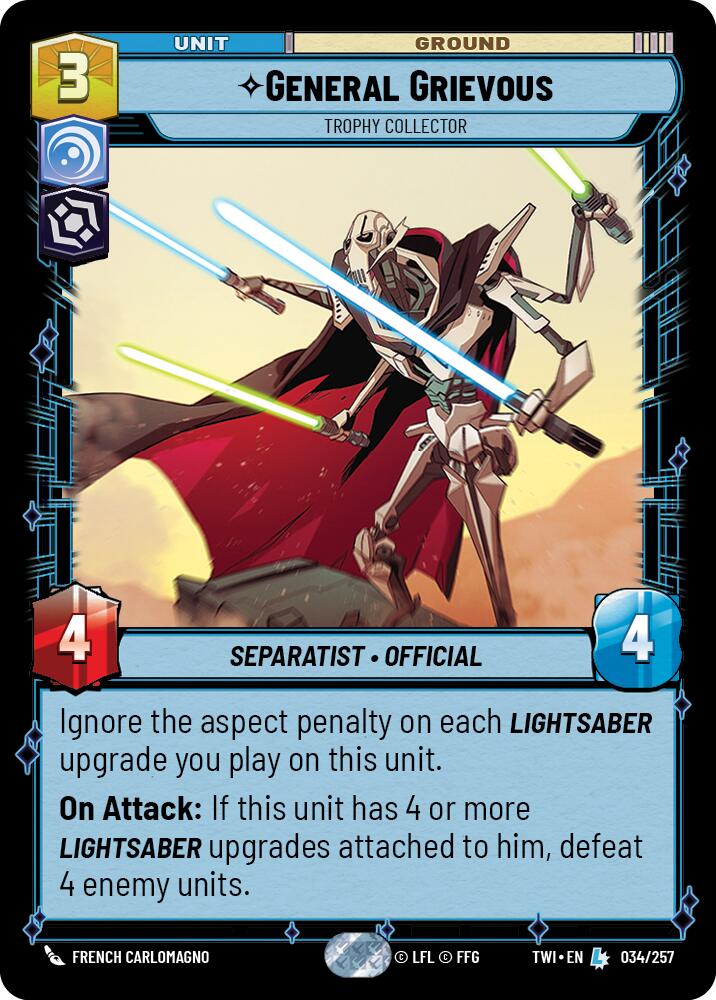 General Grievous - Trophy Collector (034/257) [Twilight of the Republic]