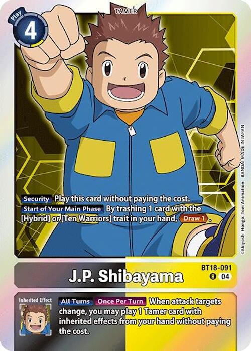 J.P. Shibayama [BT18-091] [Release Special Booster 2.0]