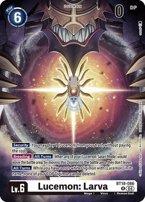 Lucemon: Larva [BT18-086] [Release Special Booster 2.0]