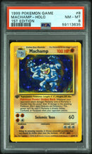 PSA NM-MT 8 Machamp-Holo (8/102) [Game] - 59113635