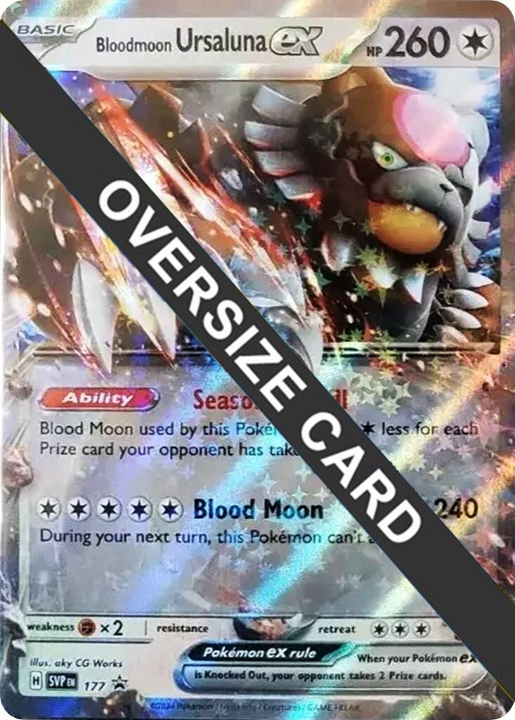 Bloodmoon Ursaluna ex (177) (Jumbo Card) [Scarlet & Violet: Black Star