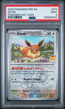 PSA MINT 9 Eevee (074/131) [Pre En-Prismatic Evolutions] - 108669004
