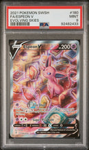 PSA MINT 9 Espeon V (180/203) [Sword & Shield: Evolving Skies] - 92482433