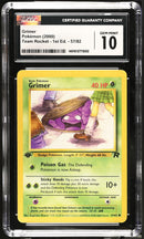 CGC GEM MINT 10 Grimer (57/82) [Team Rocket - 1st Ed.] - 1401012773002