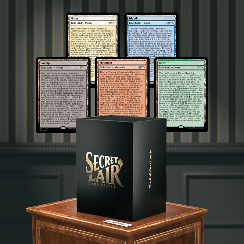 Magic the Gathering: Secret Lair: The Full-Text Lands