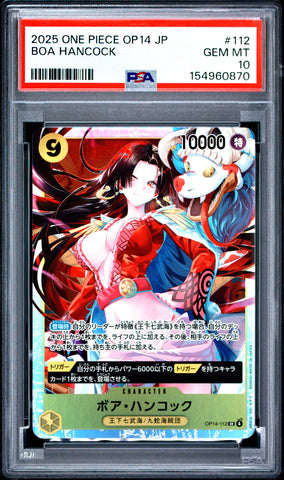 PSA GEM MT 10 Boa Hancock [Japanese Op14-The Azure Sea'S Seven] - 154960870