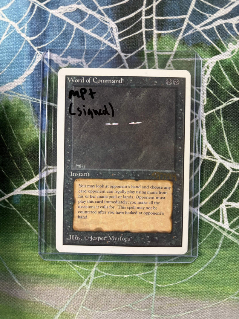 Word of Command (Signed by Jesper Myrfors) [Unlimited Edition]
