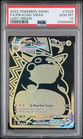 PSA GEM MT 10 Pikachu Vmax (TG29) [Sword & Shield Lost Origin] - 70999680