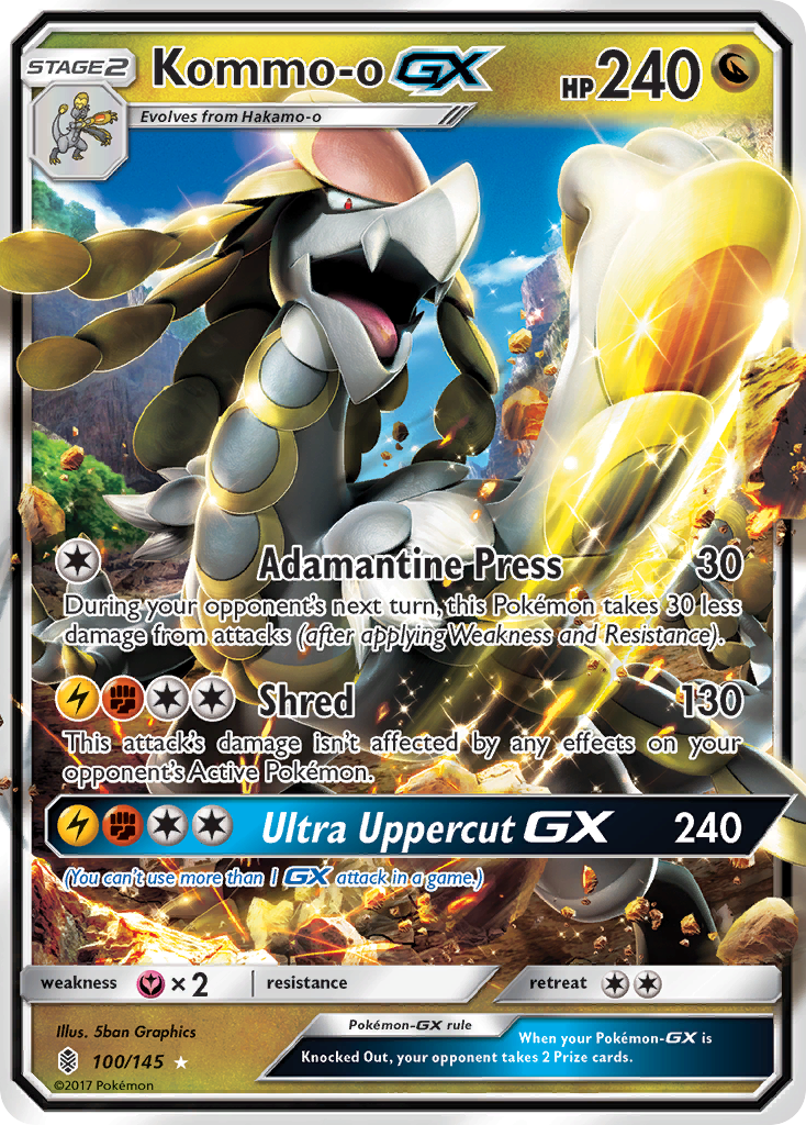 Kommo-o GX (100/145) [Sun & Moon: Guardians Rising]